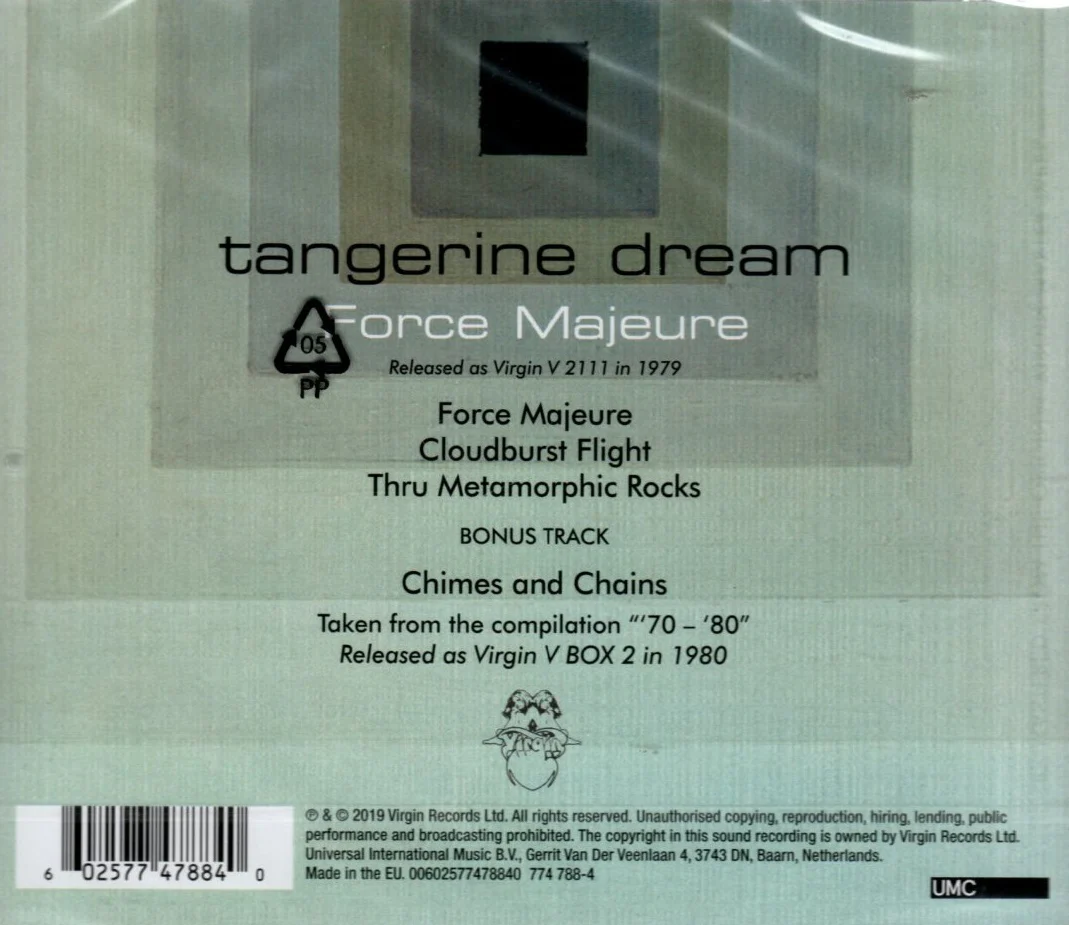 CD Tangerine Dream – Force Majeure - Image 2