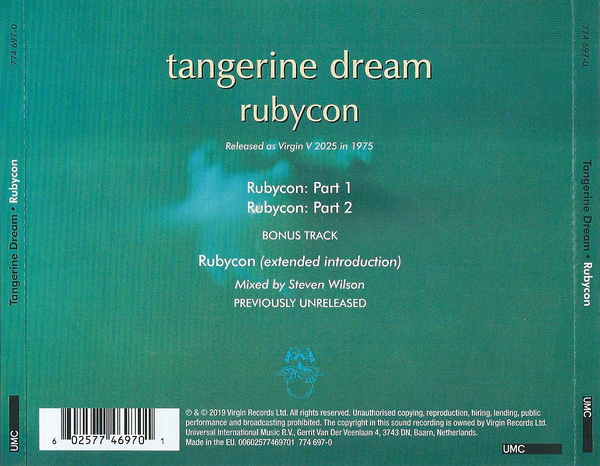 CD Tangerine Dream – Rubycon - Image 2
