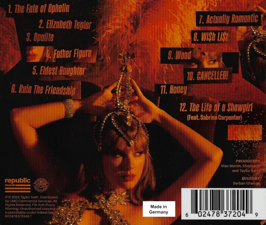 CD Taylor Swift – The Life Of A Showgirl - Image 2