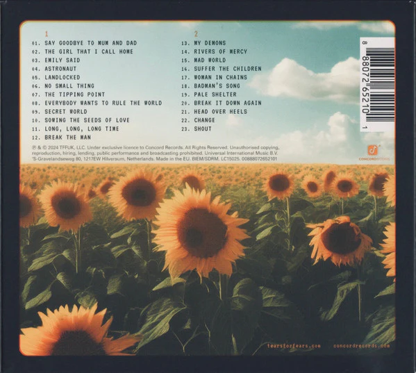 CD Tears For Fears – Songs For A Nervous Planet - Image 2