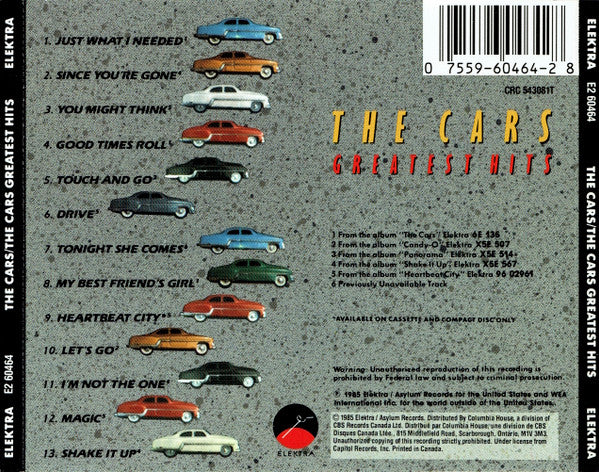 CD The Cars - Greatest hits - Image 2