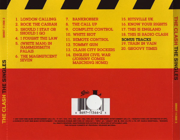 CD The Clash – The Singles - Image 2
