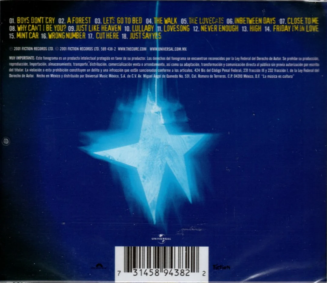 CD The Cure ‎– Greatest Hits - Image 2
