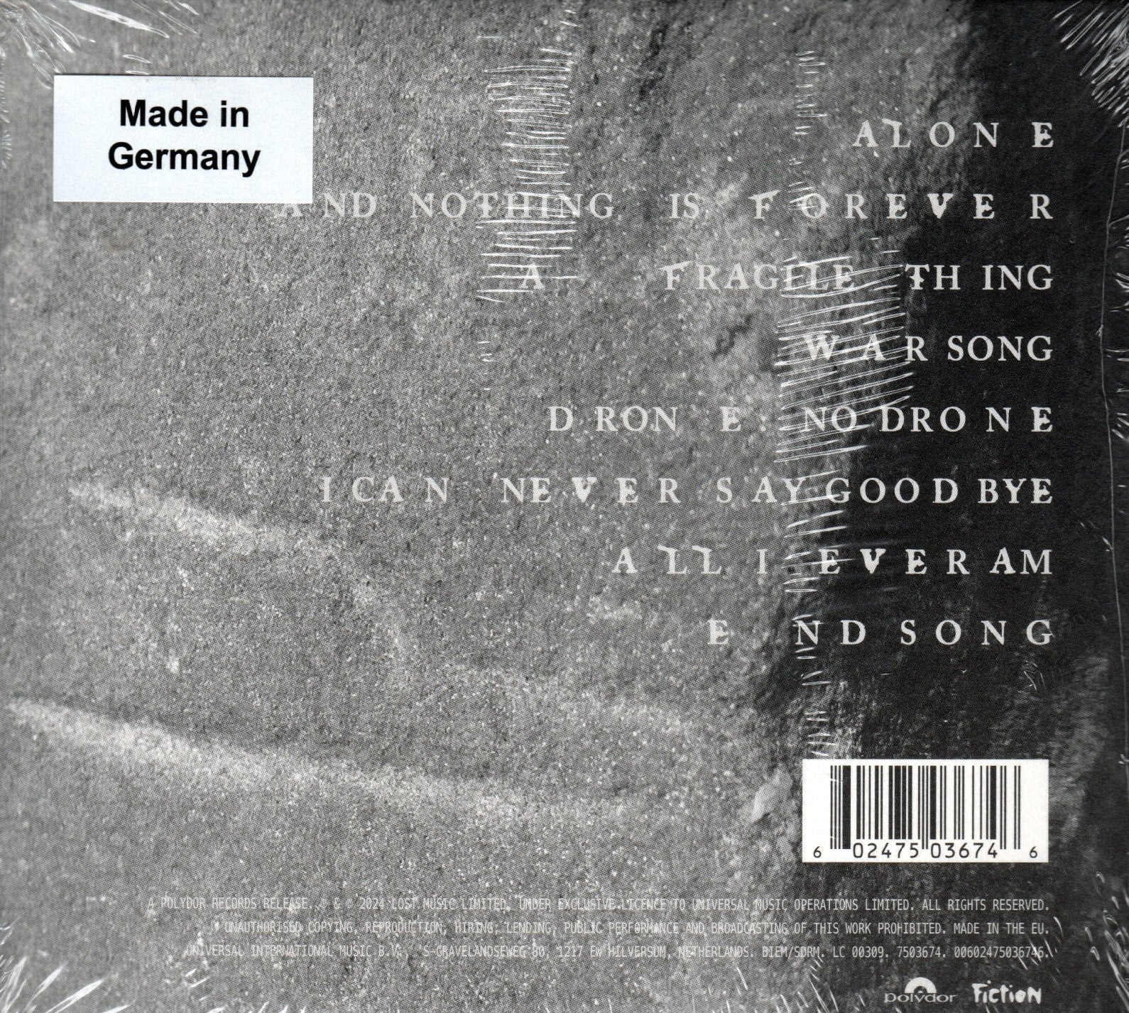 CD The Cure – Songs Of A Lost World - Image 2