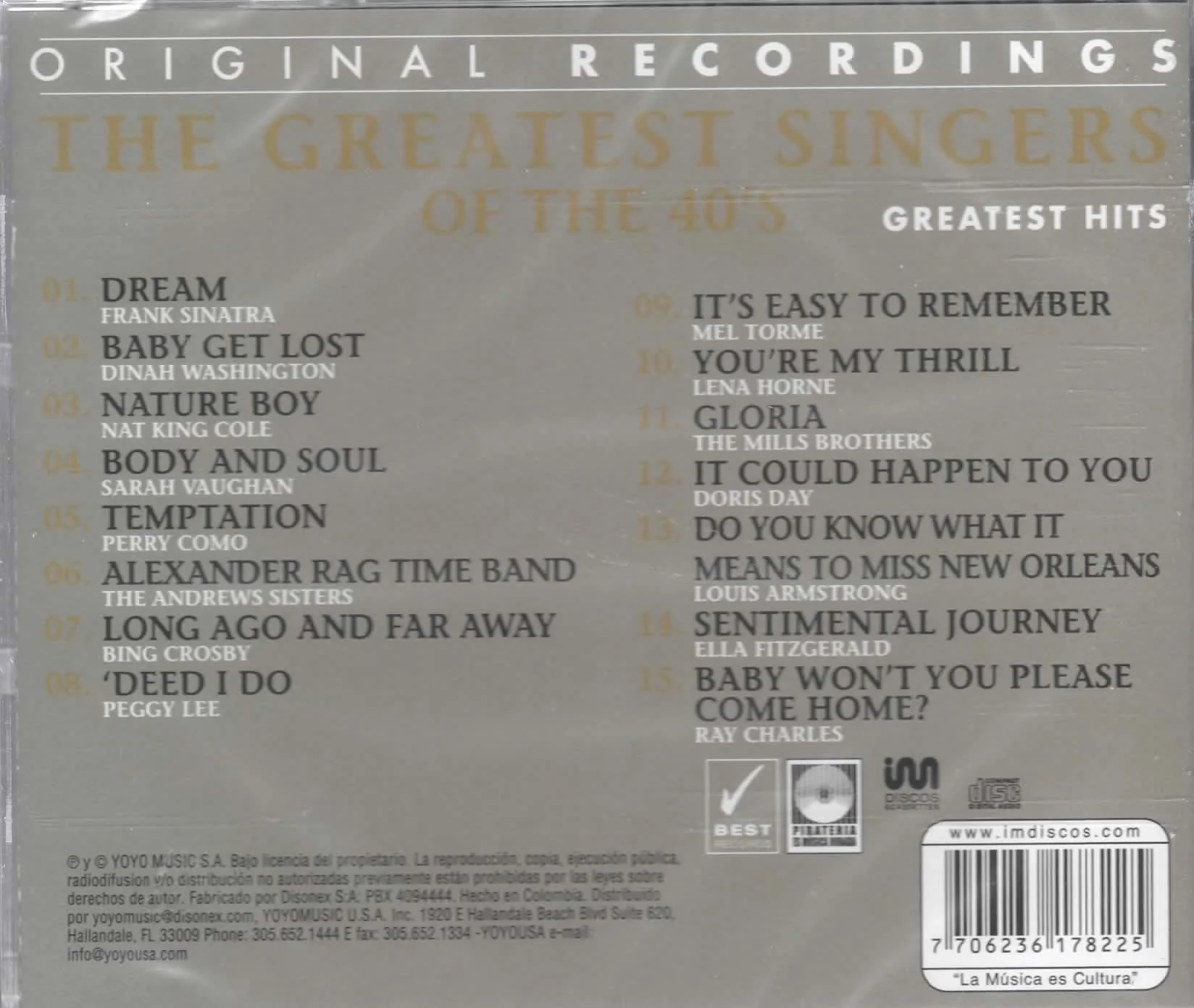 CD The Greatest Singers Of The 40´s - Image 2