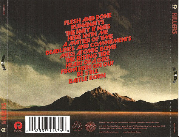 CD The Killers – Battle Born - Image 2