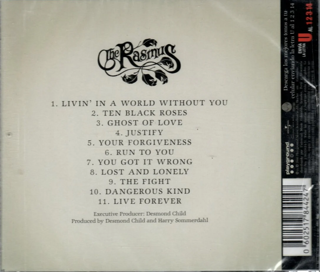 CD The Rasmus – Black Roses - Image 2