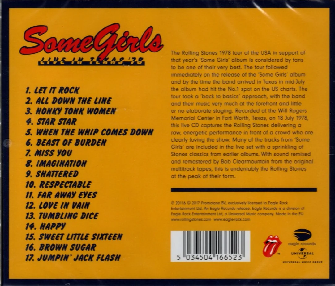 CD The Rolling Stones – Some Girls Live In Texas 78 - Image 2