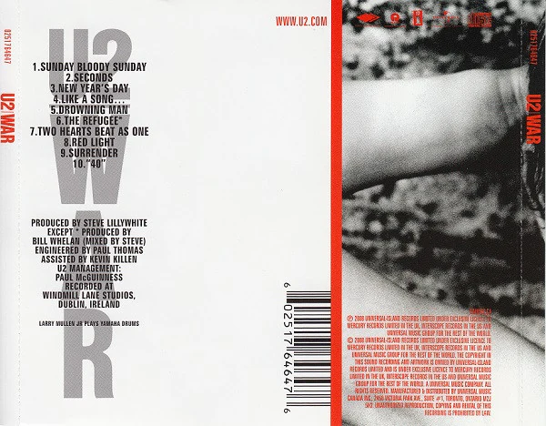 CD U2 – War - Image 2