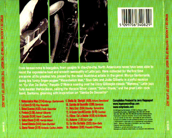CD Various – Ritmo De La Noche / Rhythm Of The Night - The Very Best Of Latin Jazz - Image 2
