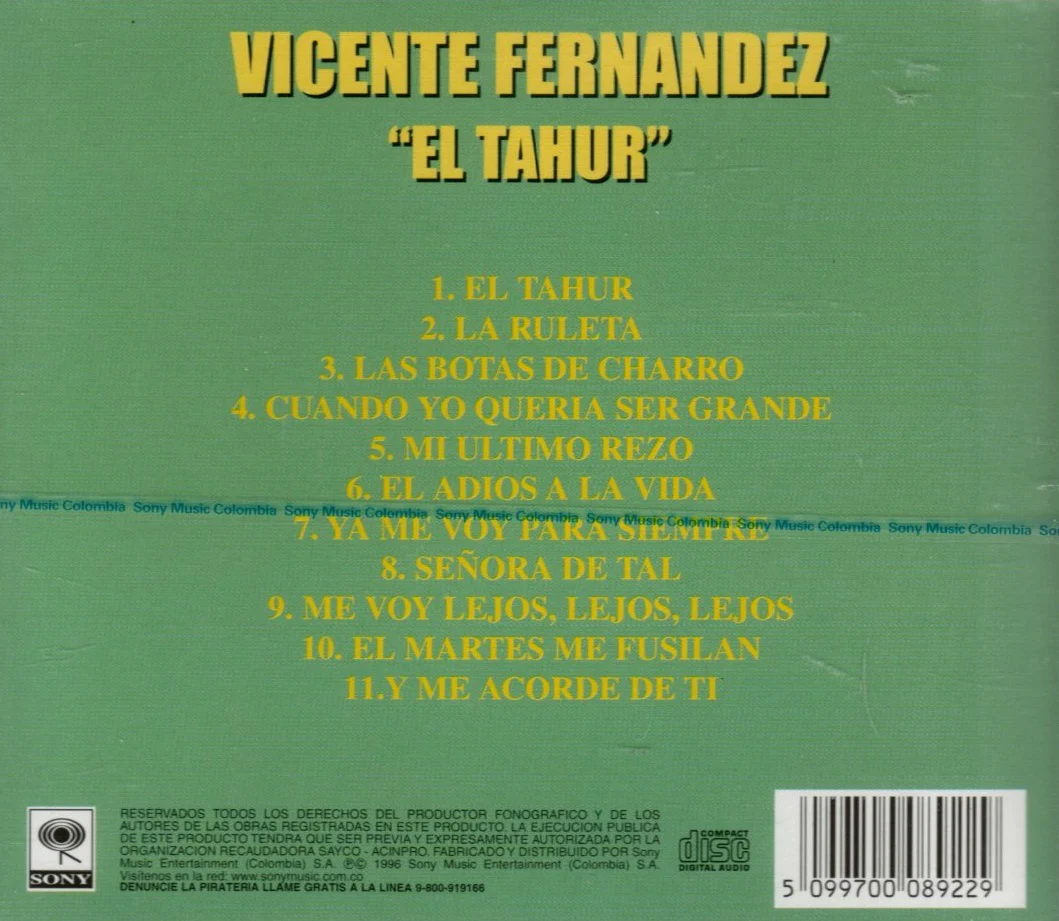 CD Vicente Fernández - El Tahur - Image 2