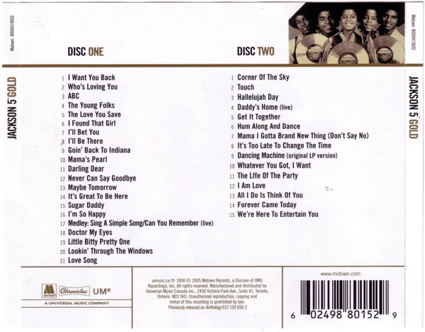 CDX2 Jackson 5 - Gold - Image 2