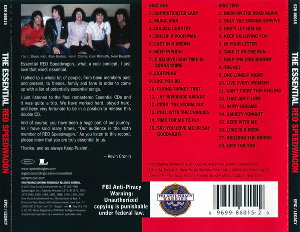 CDX2 Reo Speedwagon - The Essential - Image 2