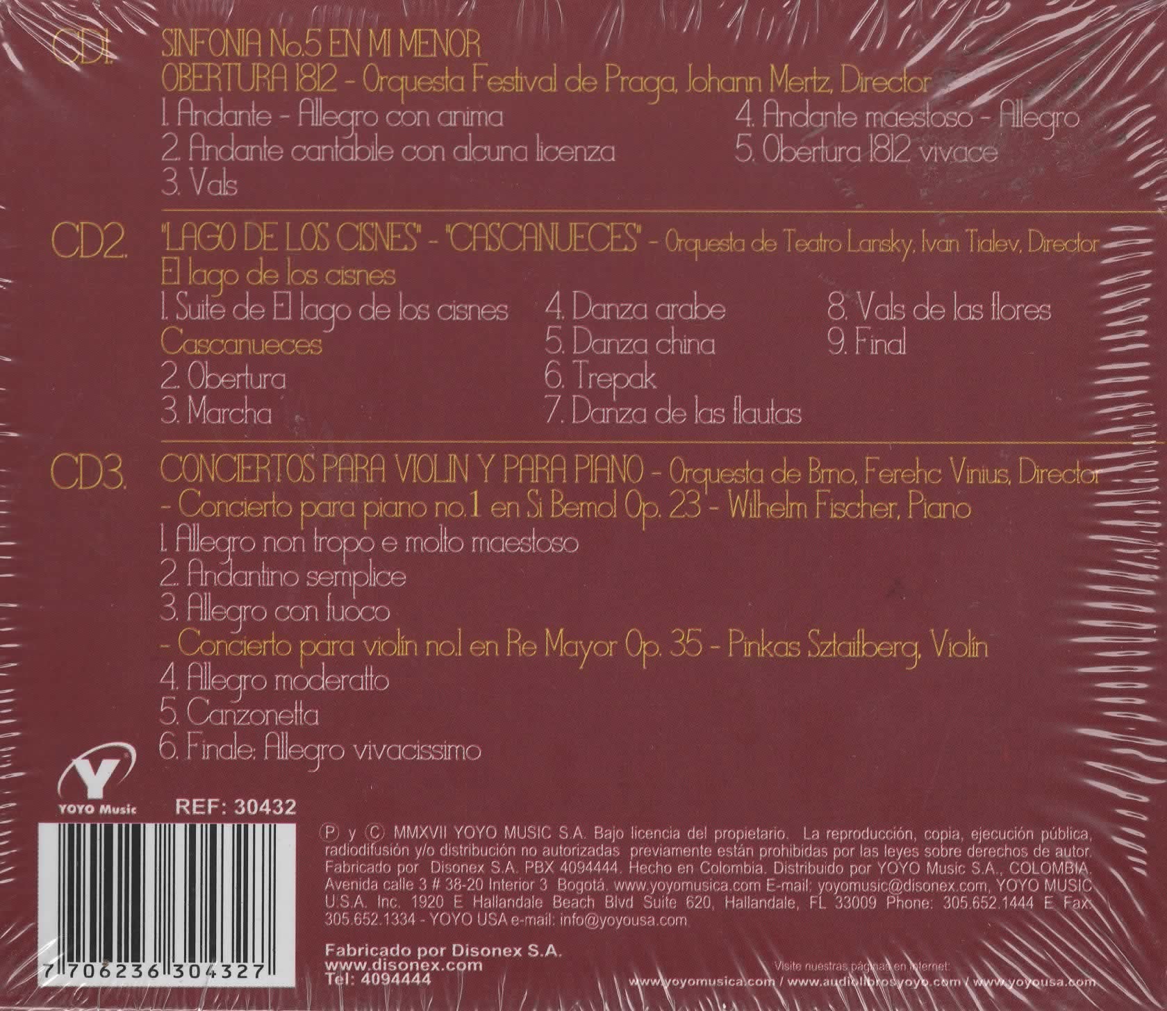 CDX3 Tchaikovsky - Maestros De La Música Clasica - Image 2
