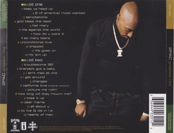CD X2 2Pac – Greatest Hits - Image 2