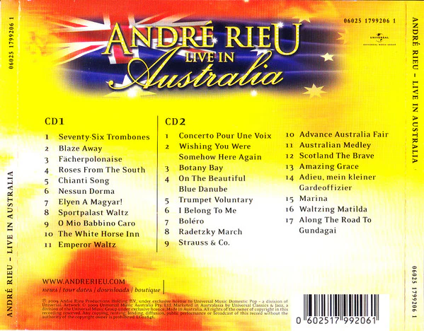 CDX2 André Rieu – Live In Australia - Image 2