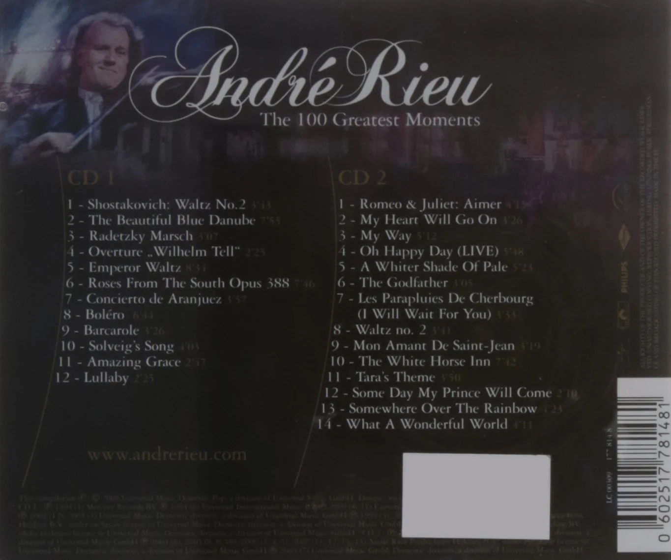 CDX2 André Rieu - The 100 Greatest Moments - Image 2