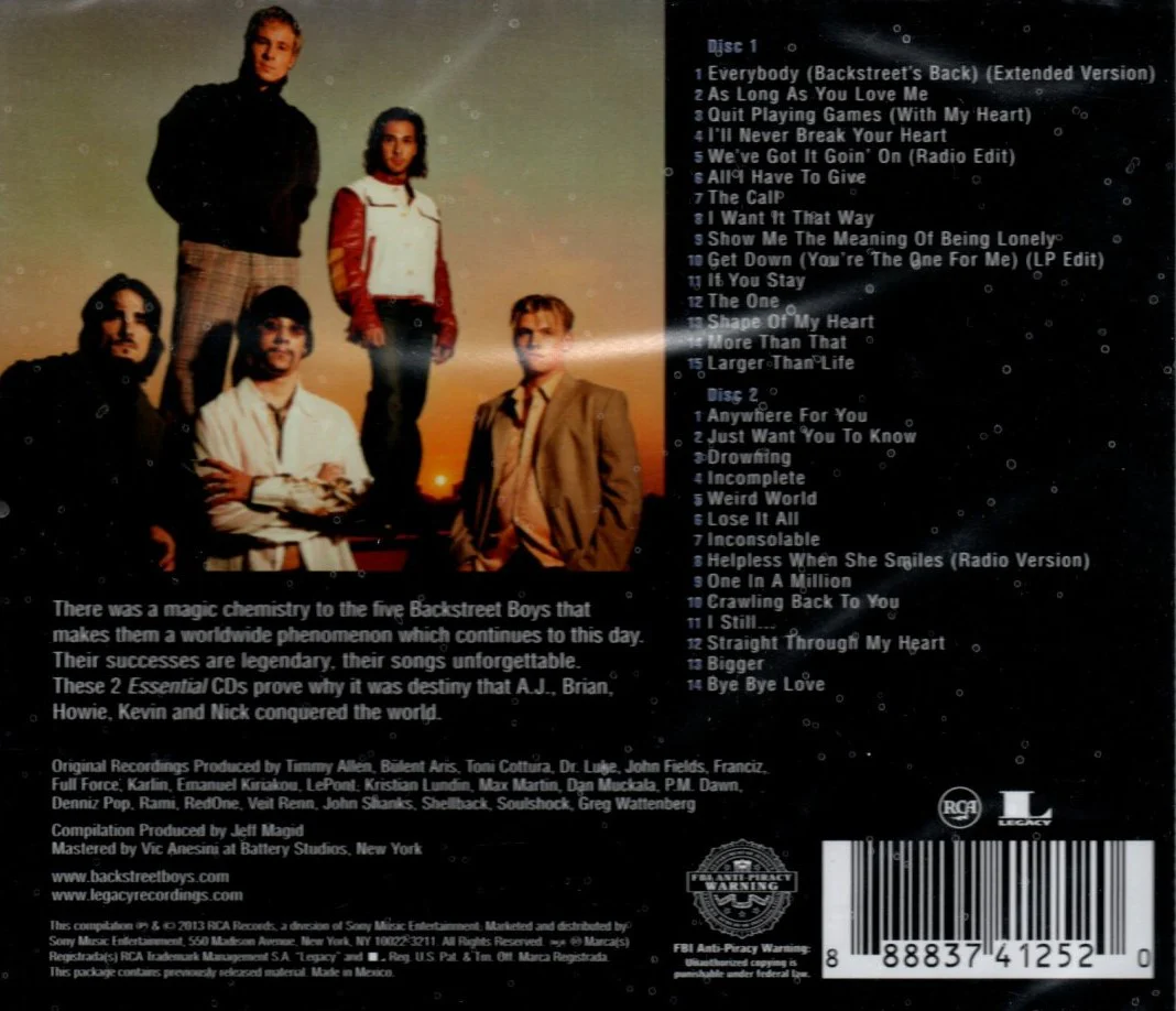 CD X2 Backstreet Boys – The Essential Backstreet Boys - Image 2
