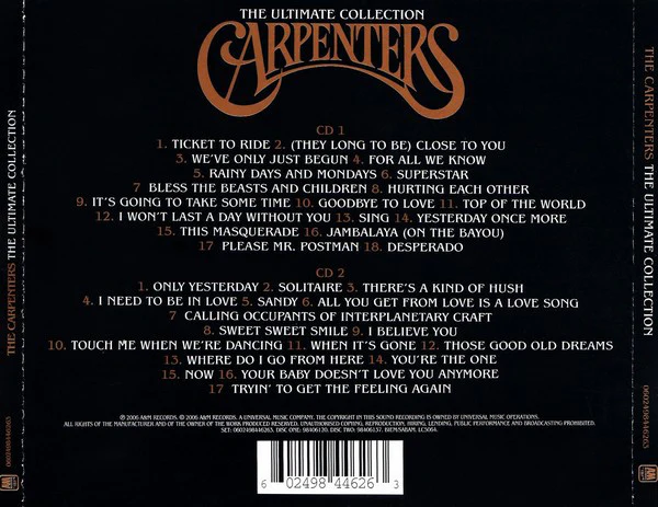CDX2 Carpenters – The Ultimate Collection - Image 2