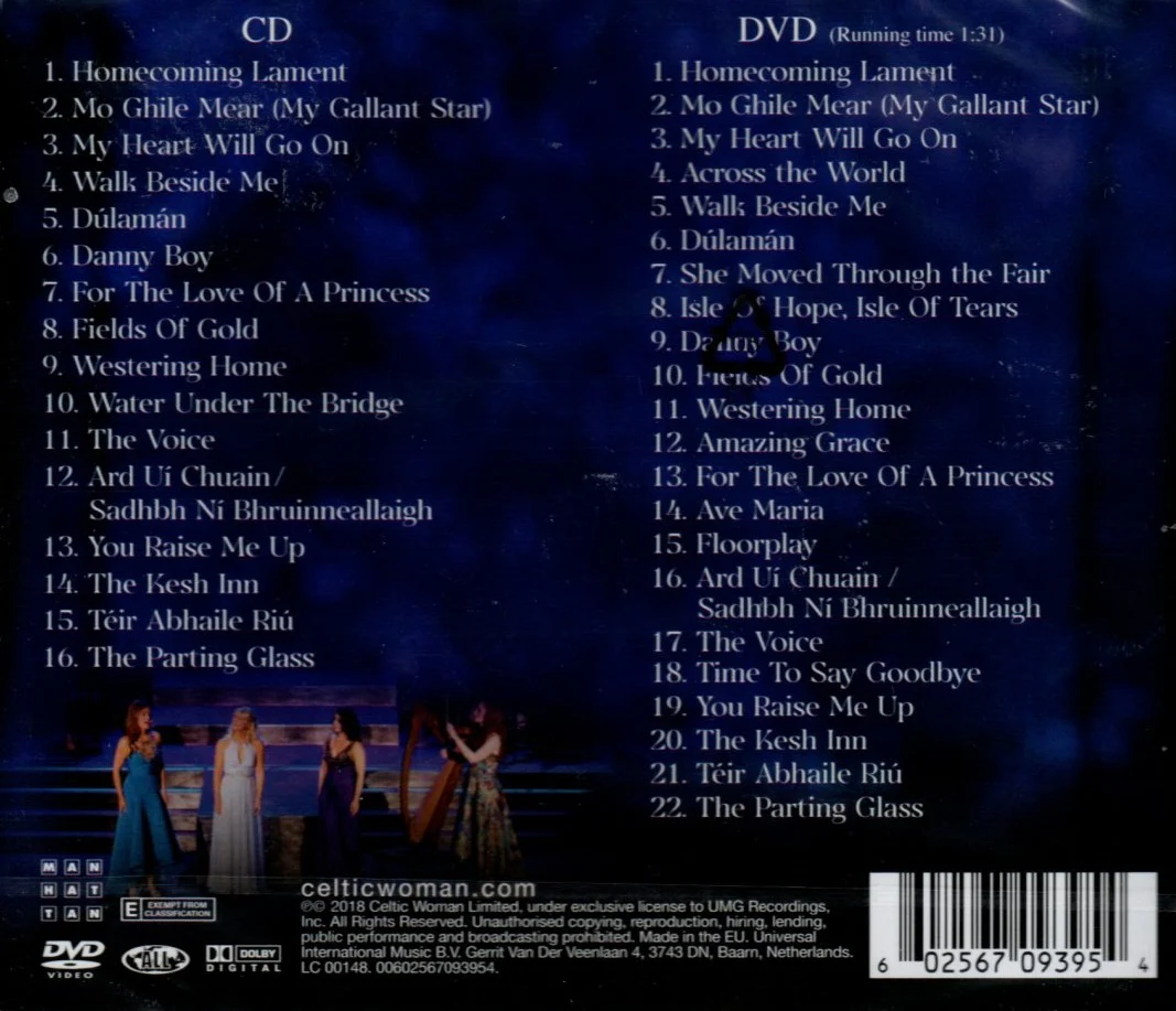 CDX2 Celtic Woman - Homecoming: Live In Ireland - Image 2