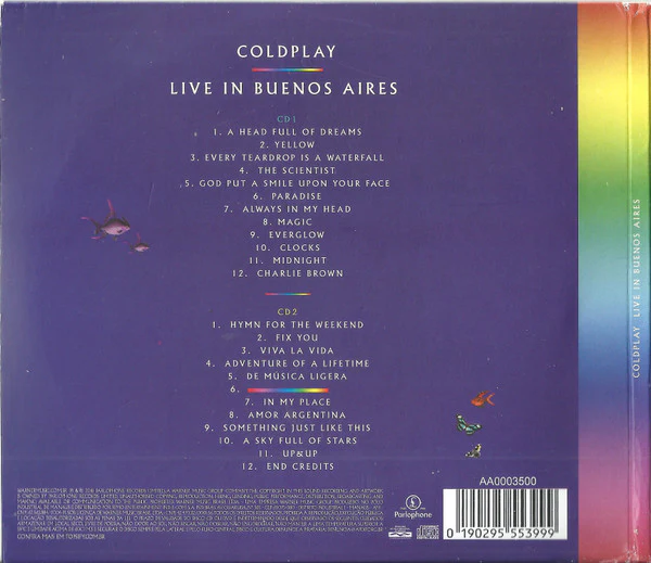CD X2 ColdPlay - Live In Buenos Aires - Image 2