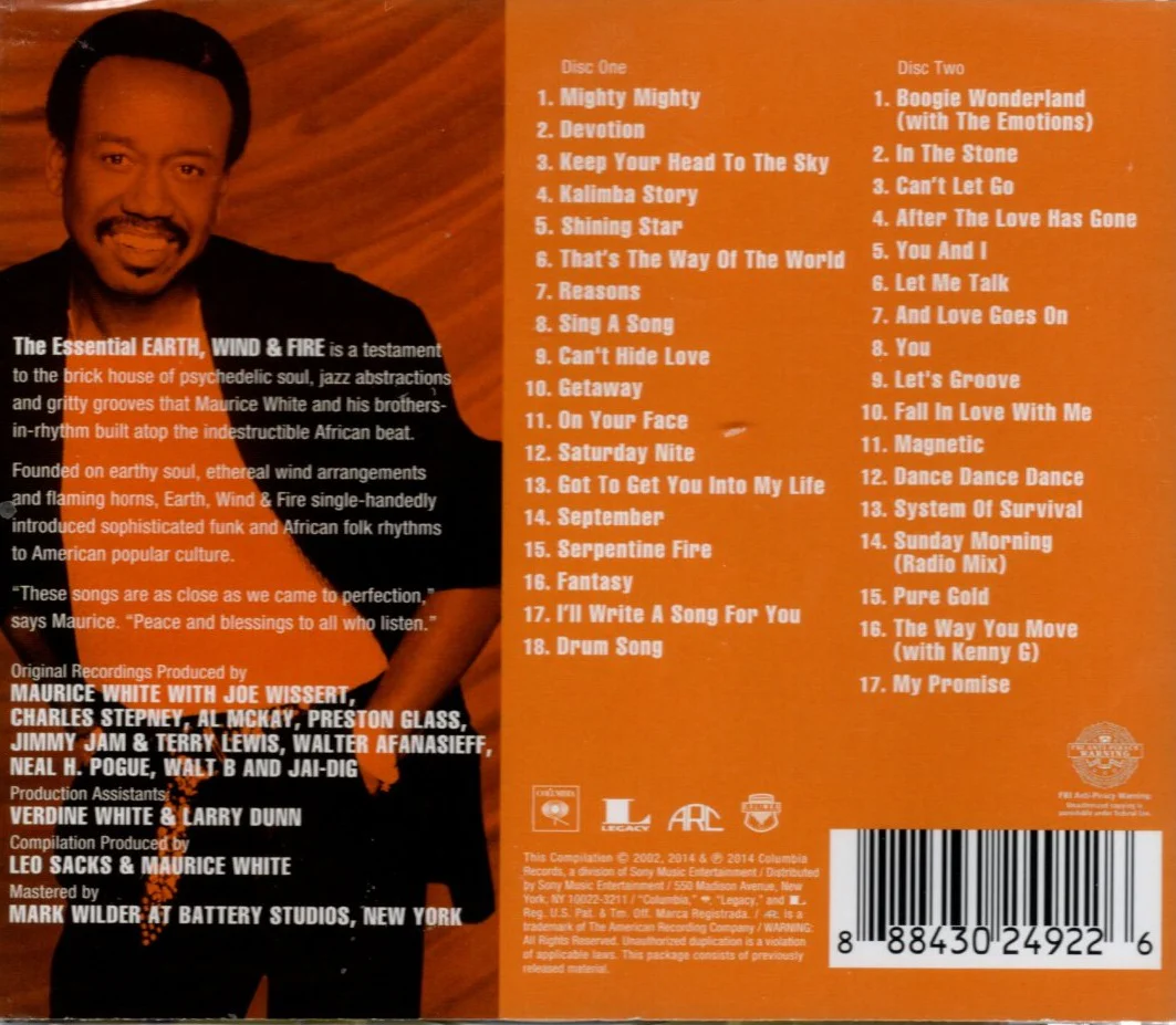 CDX2 Earth, Wind & Fire – The Essential Earth, Wind & Fire - Image 2