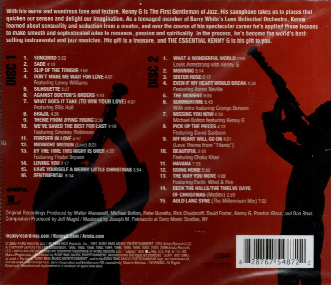 CDX2 Kenny G – The Essential Kenny G - Image 2