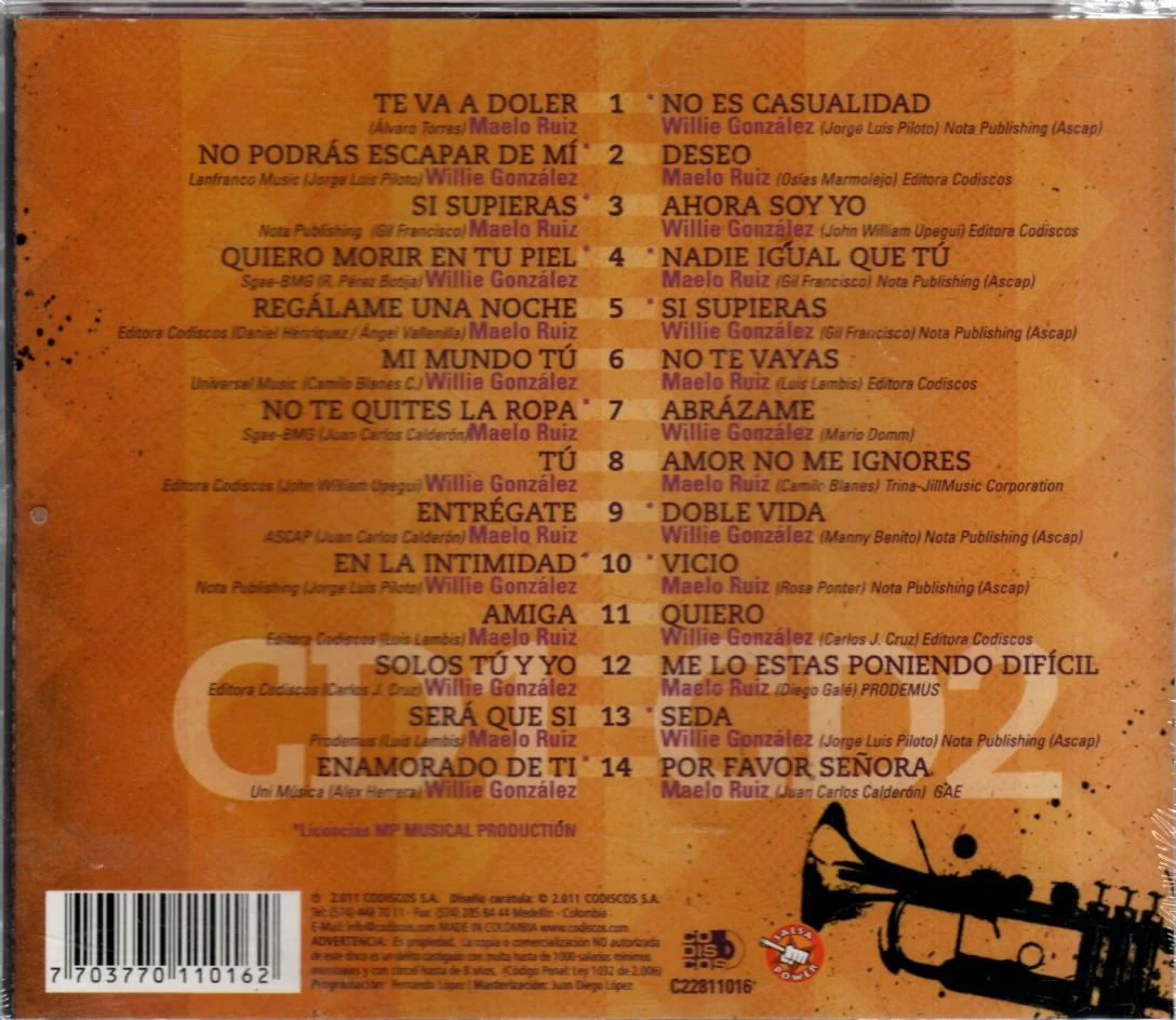 CD X2 Maelo Ruiz A Willie González - Image 2