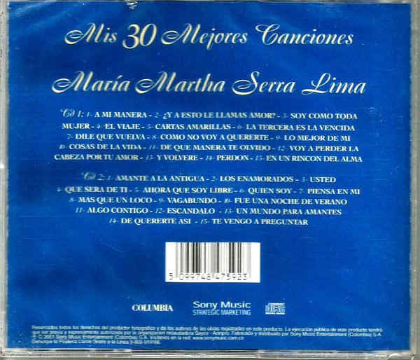 CDX2 María Martha Serra Lima – Mis 30 Mejores Canciones - Image 2