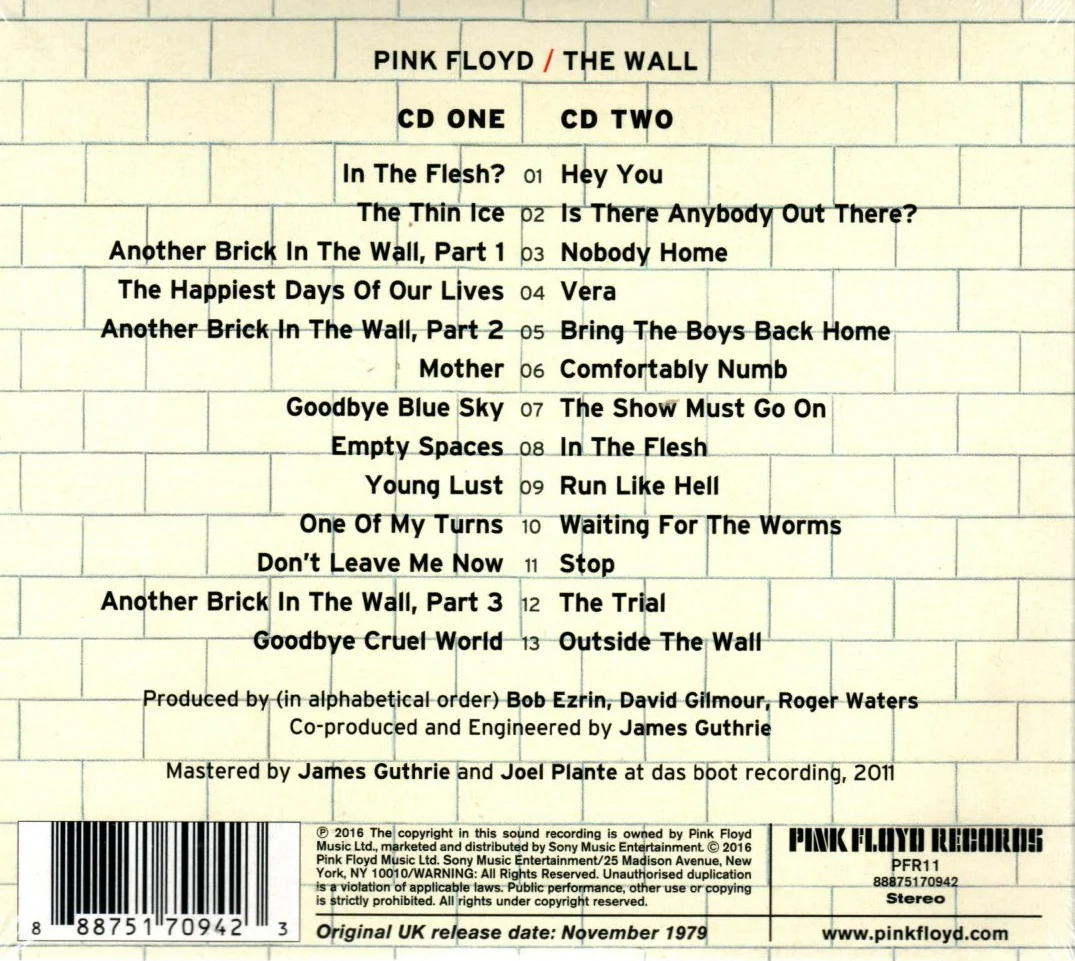 CDX2 Pink Floyd- The Wall - Image 2