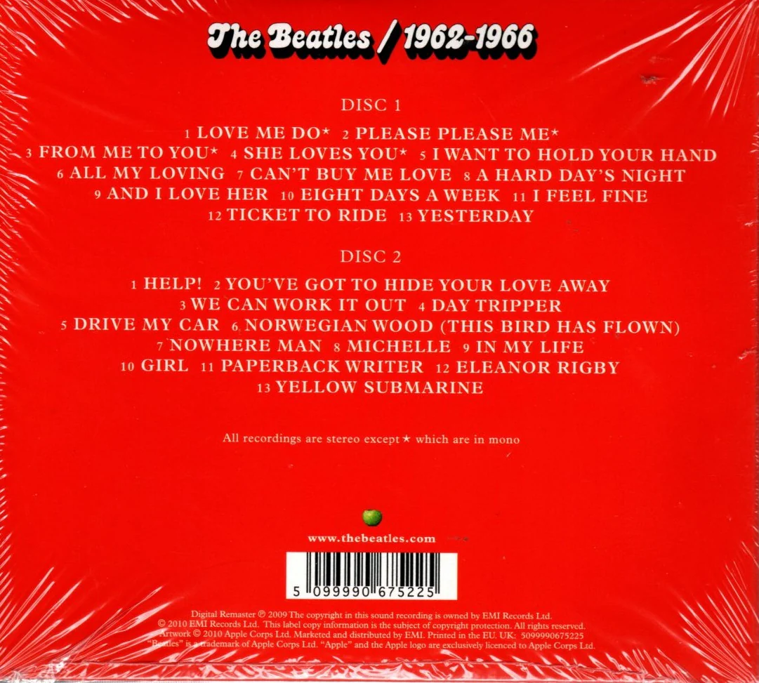 CD X2 The Beatles – 1962-1966 - Image 2