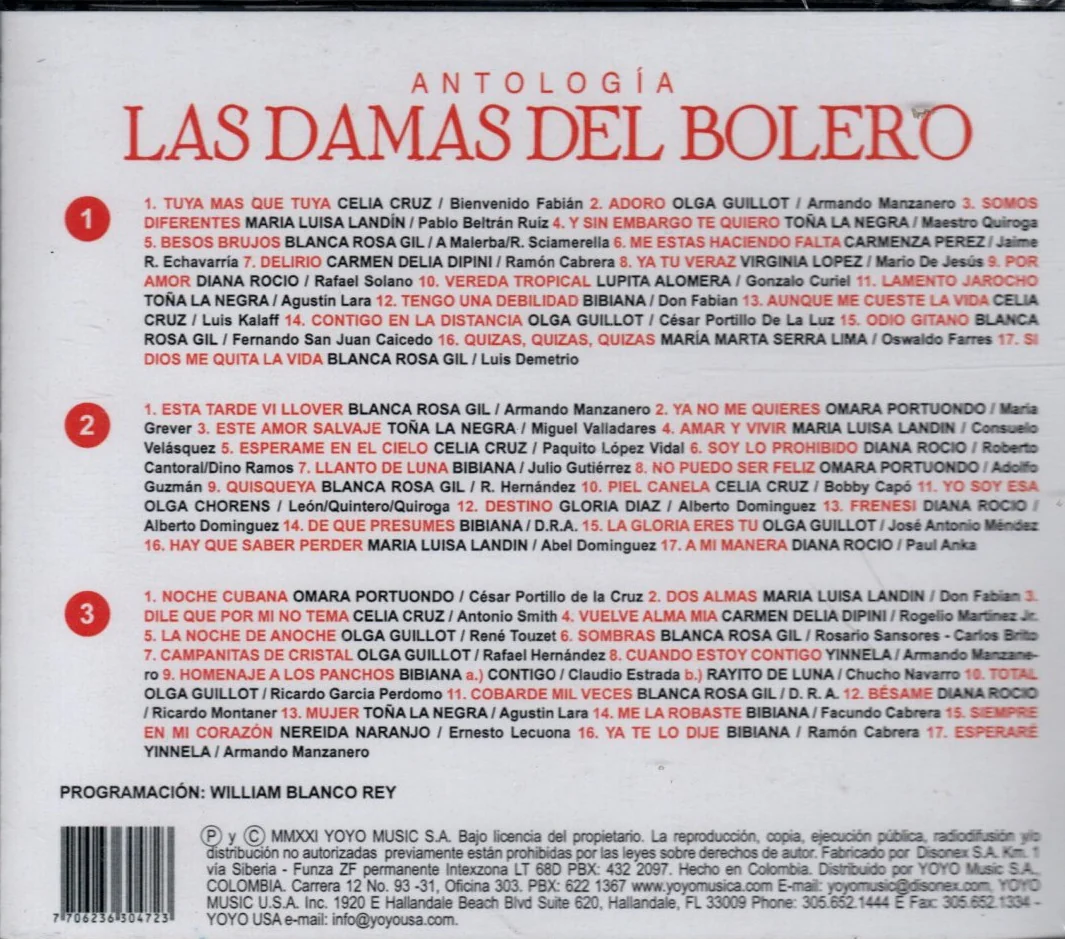CDX3 Antologia - Las Damas Del Bolero - Image 2