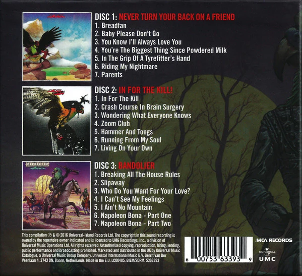 CD x3 Budgie – The MCA Albums 1973-1975 - Image 2