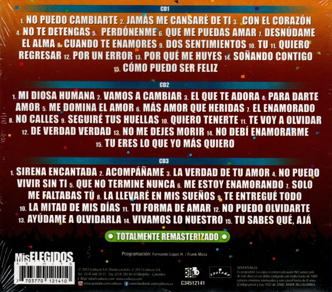 CD X3 Miguel Morales - Mis elegidos - Image 2