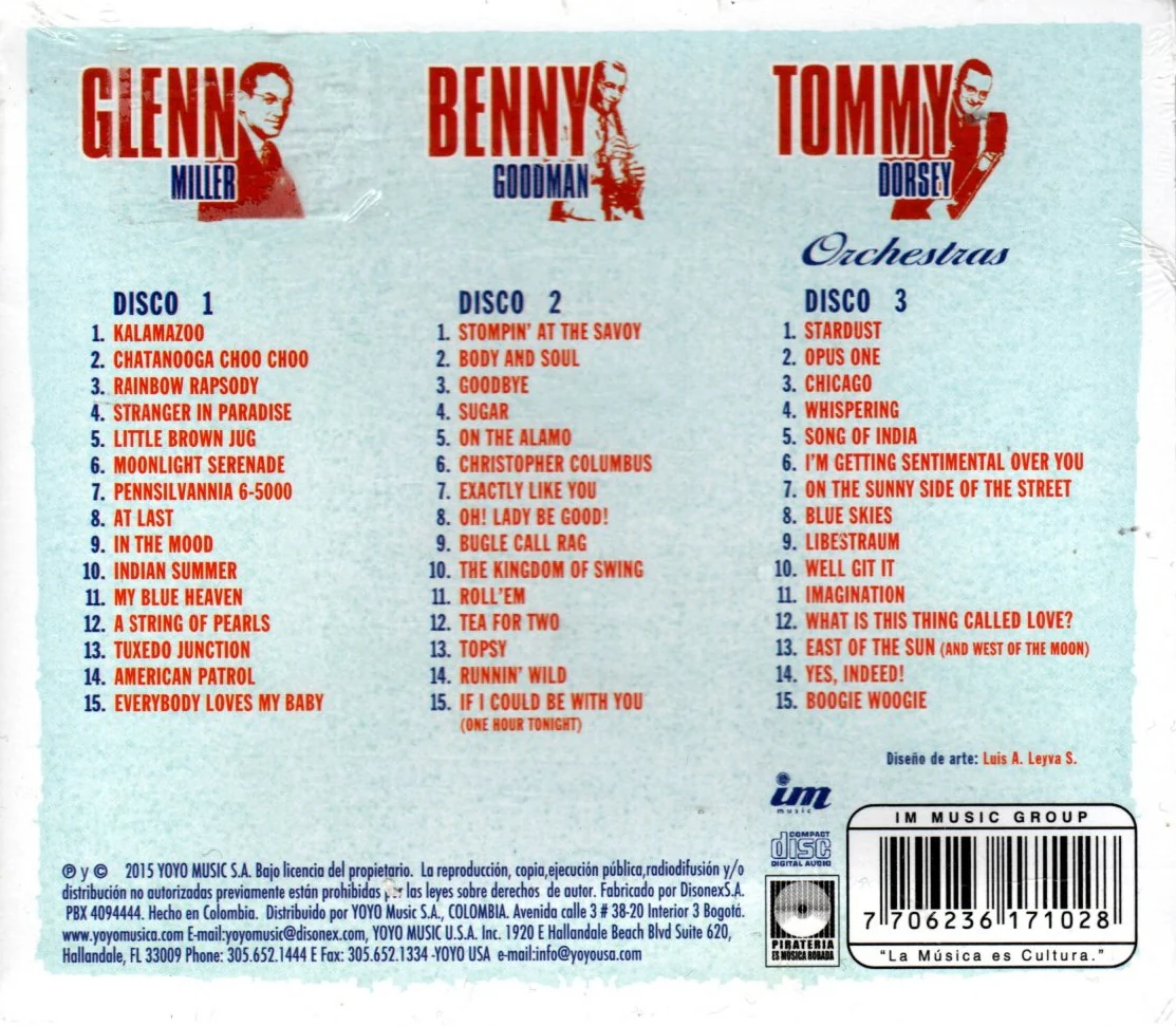 CD X3 ORCHESTRAS GLENN MILLER BENNY GOODMAN TOMMY DORSEY - Image 2