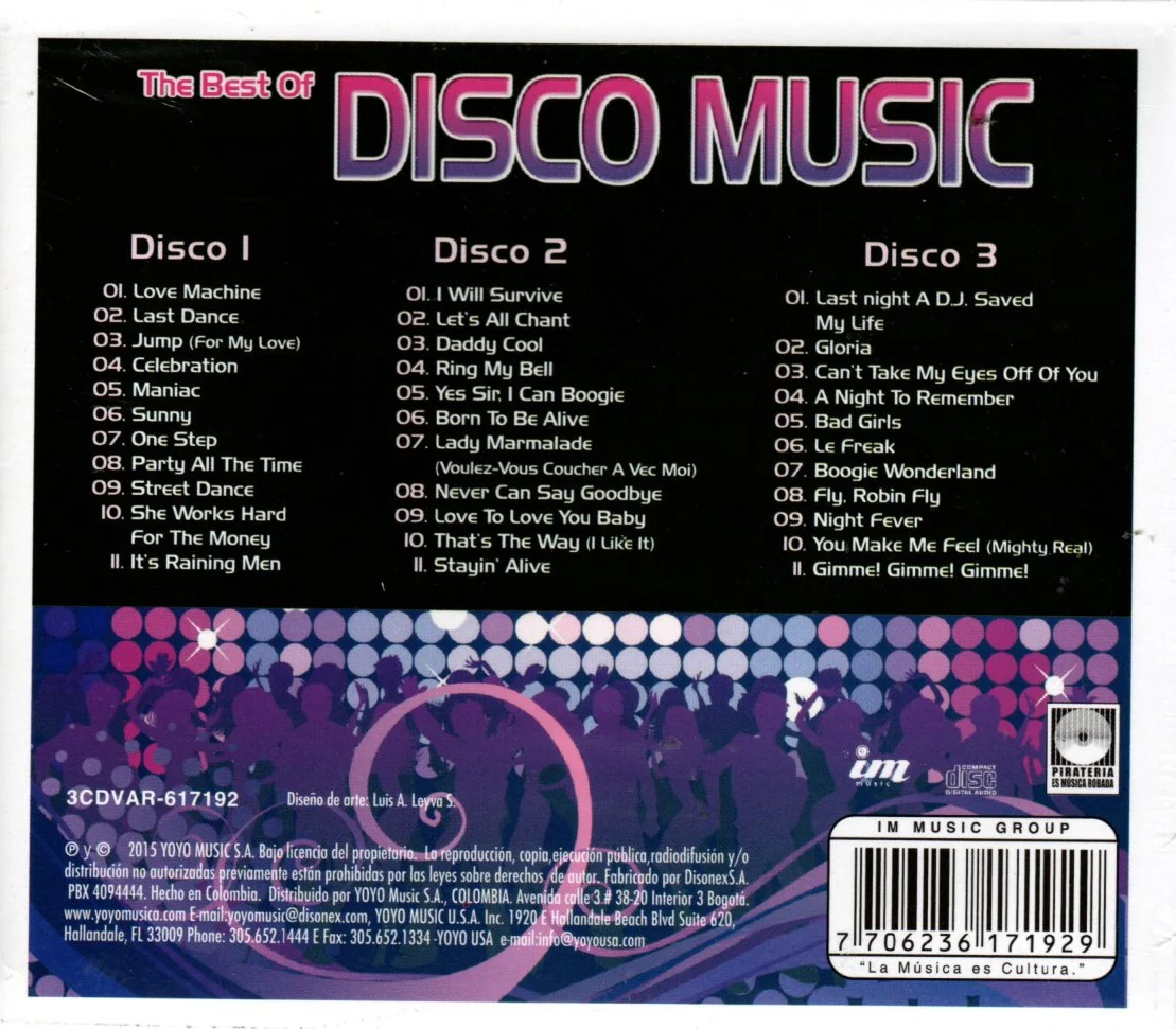 CDX3 The Best Of Disco Music - Image 2