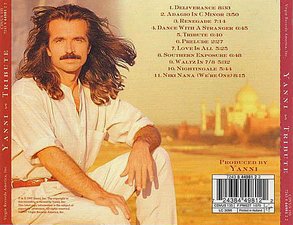 CD Yanni ‎– Tribute - Image 2