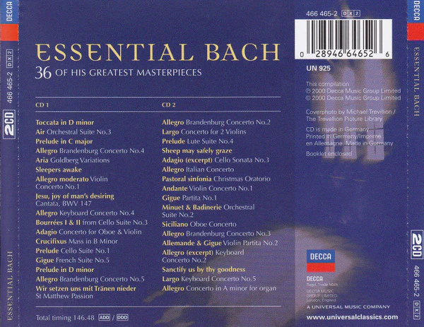 CD2X Bach – Essential Bach - Image 2