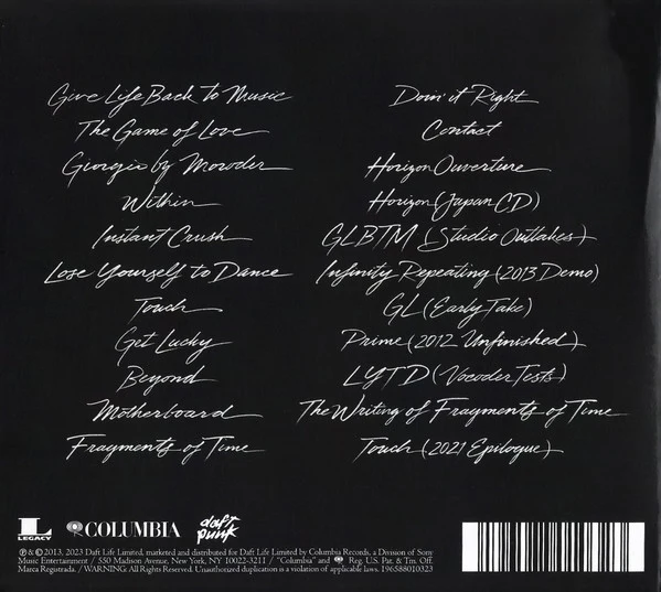 CDx2 Daft Punk – Random Access Memories (10th Anniversary Edition) - Image 2