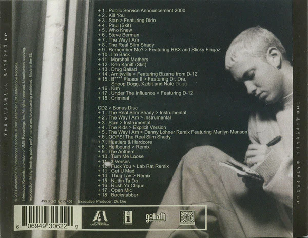 CDX2 Eminem – The Marshall Mathers - Image 2