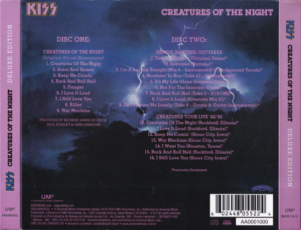 CDX2 Kiss - Creatures Of The Night (40th Anniversary) - Image 2