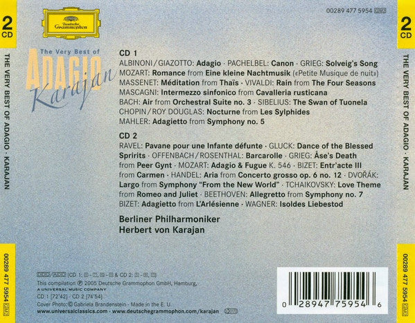 CDX2 The Very Best Of Adagio - Karajan - Image 2
