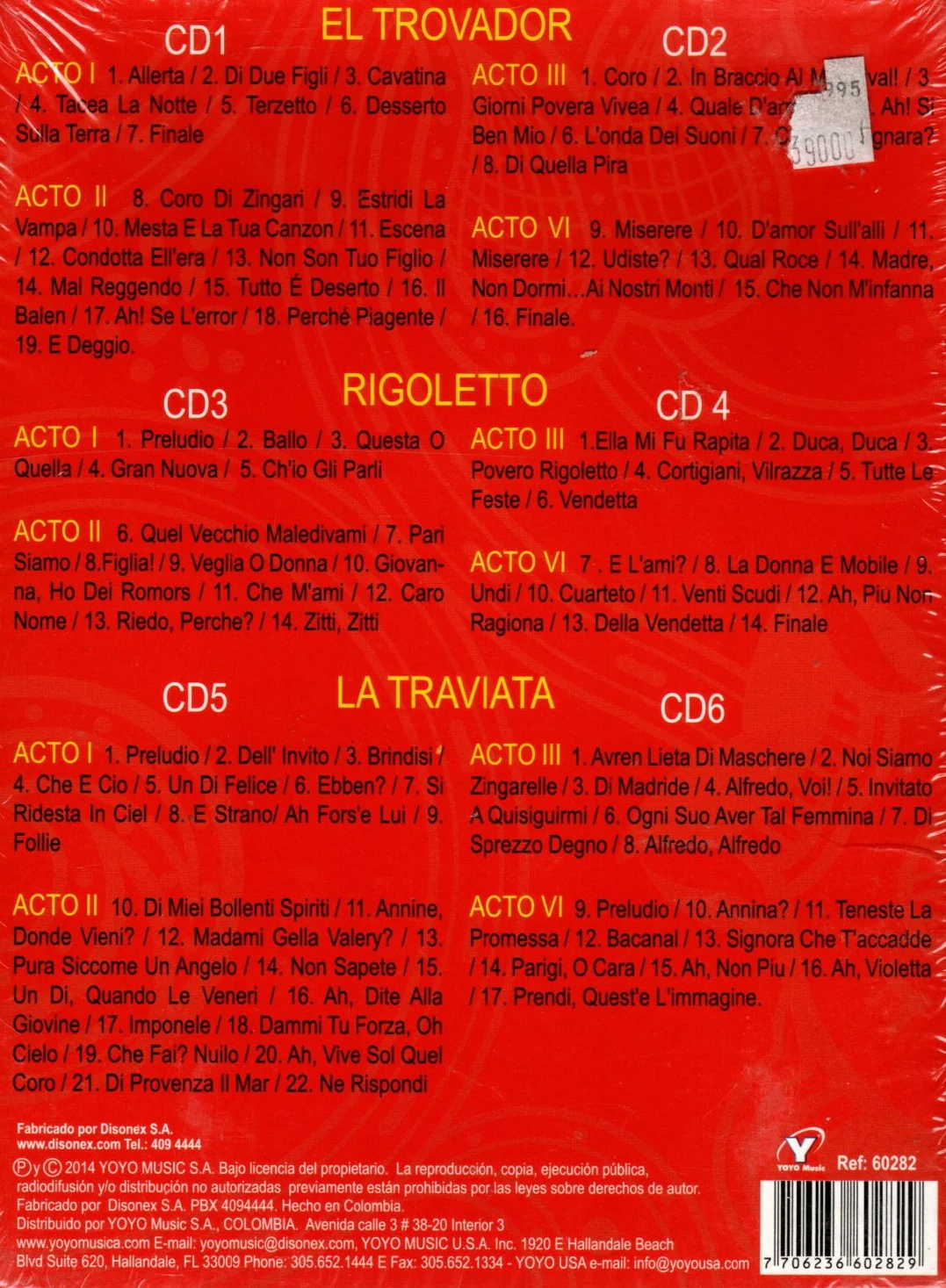 CDX6 3 Operas De Verdi - Image 2