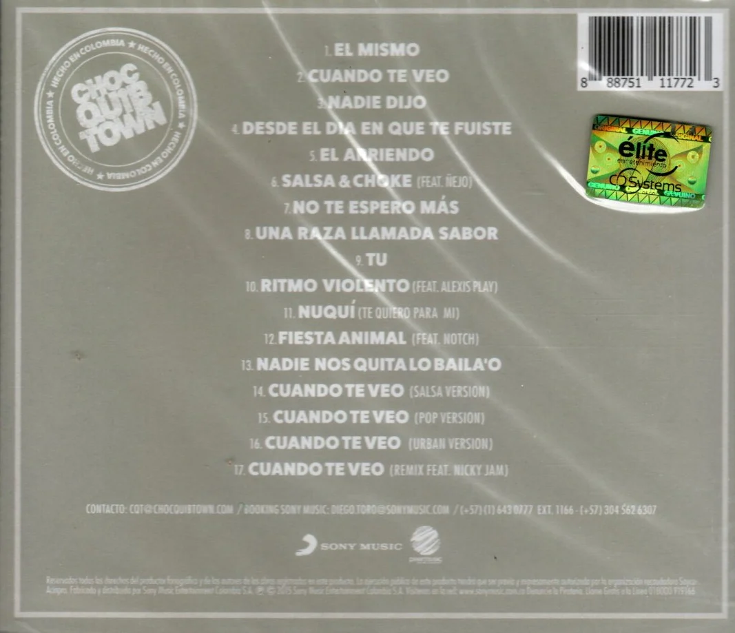 CD Choc Quib Town – El Mismo - Image 2