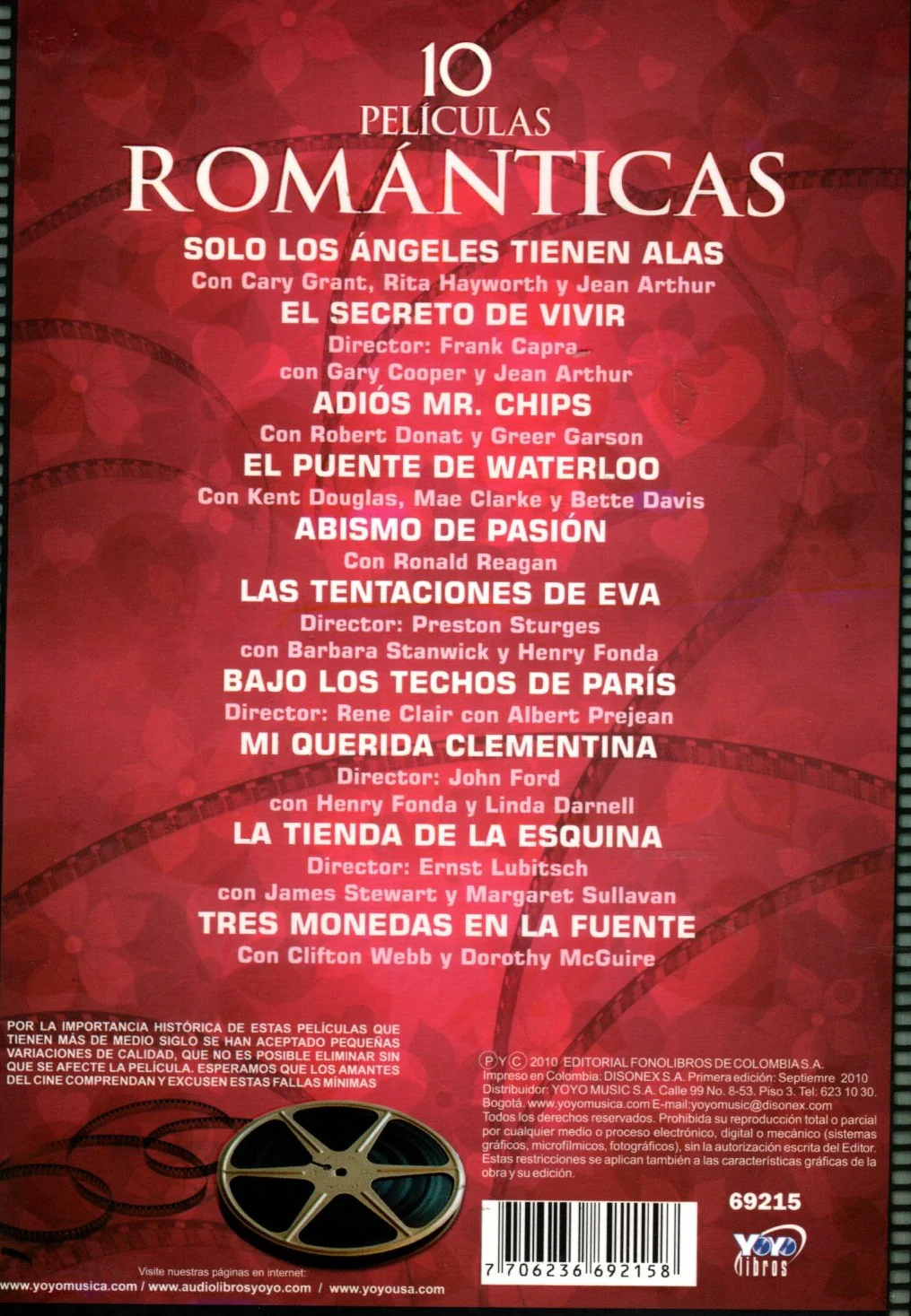 DVD 1O Peliculas Romanticas - Image 2