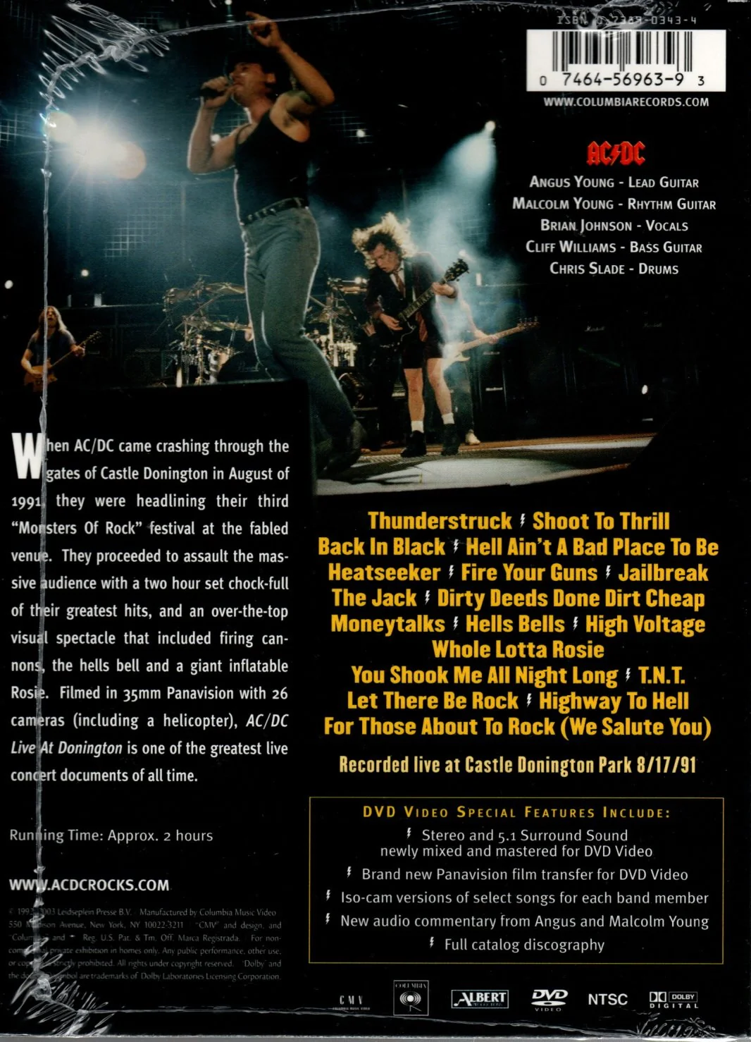 DVD AC/DC - Live At Donington - Image 2