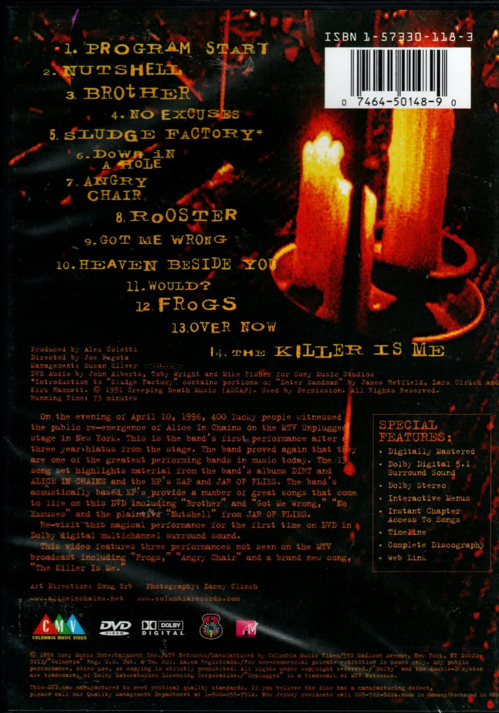 DVD Alice In Chains – MTV Unplugged - Image 2