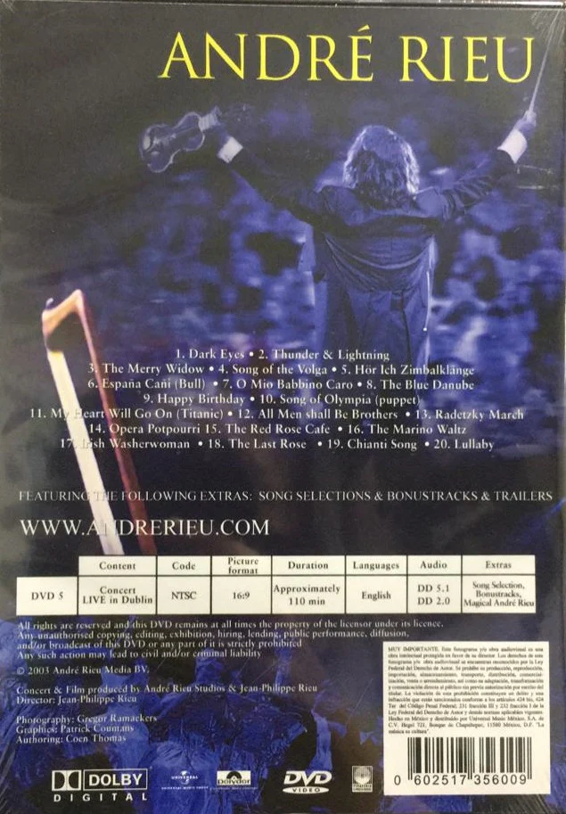 DVD André Rieu – Live In Dublin - Image 2