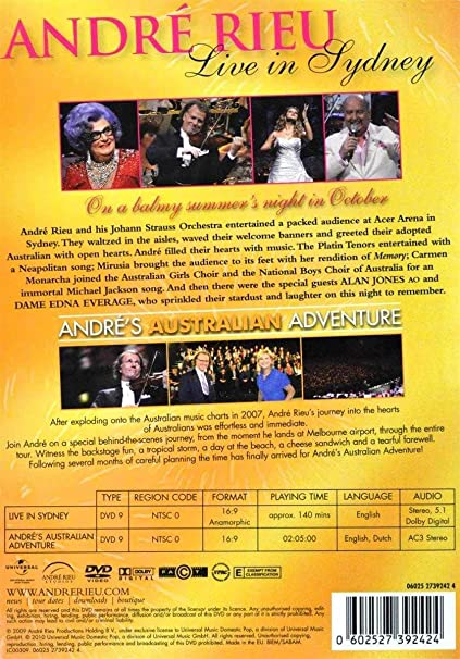 DVD André Rieu - Live in Sidney - Image 2