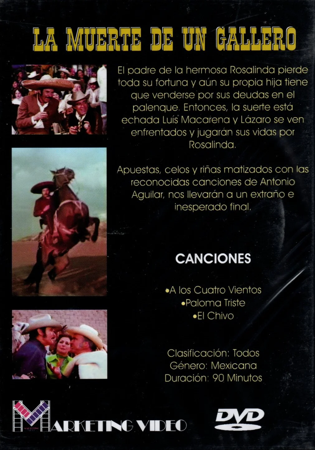 DVD Antonio Aguilar - La muerte de un gallero - Image 2